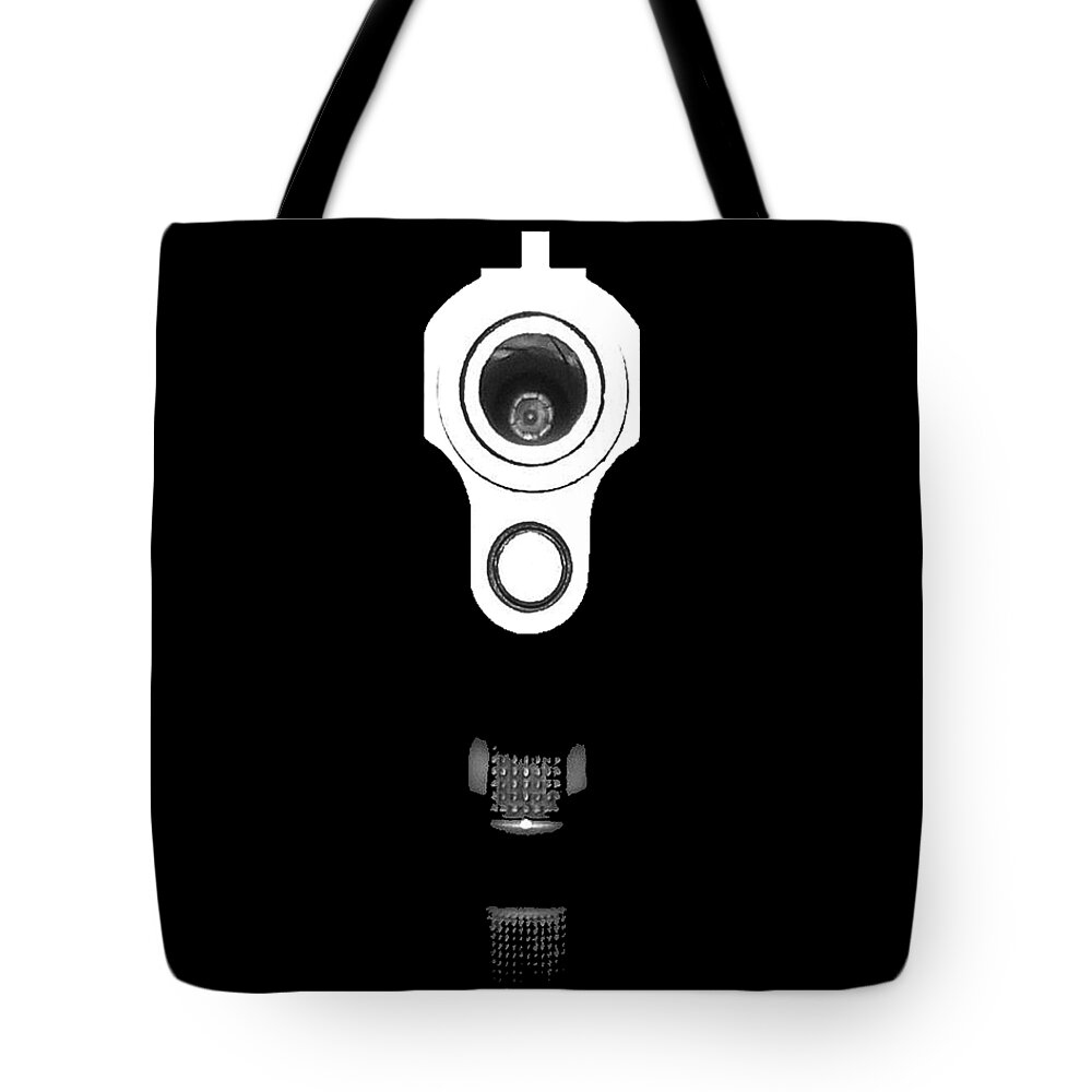 Loaded Weapon Tote Bag featuring the photograph Locked and Loaded .png by Al Powell Photography USA