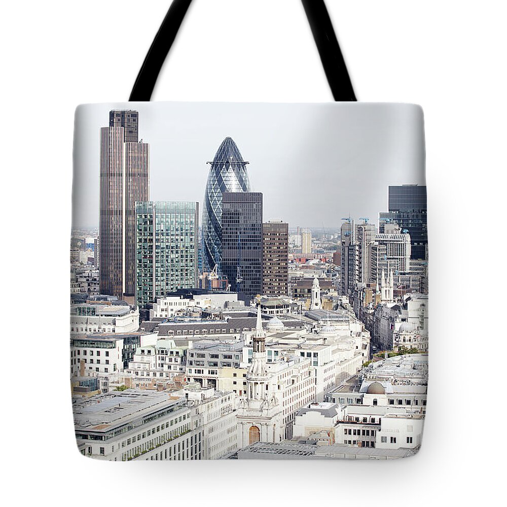 Corporate Business Tote Bag featuring the photograph London City View by Michael Blann