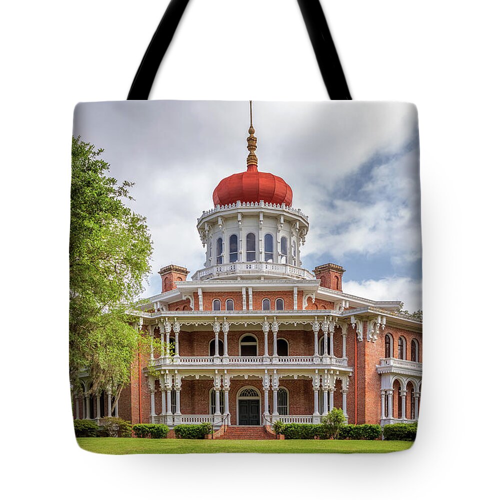 Longwood Tote Bag featuring the photograph Longwood by Susan Rissi Tregoning