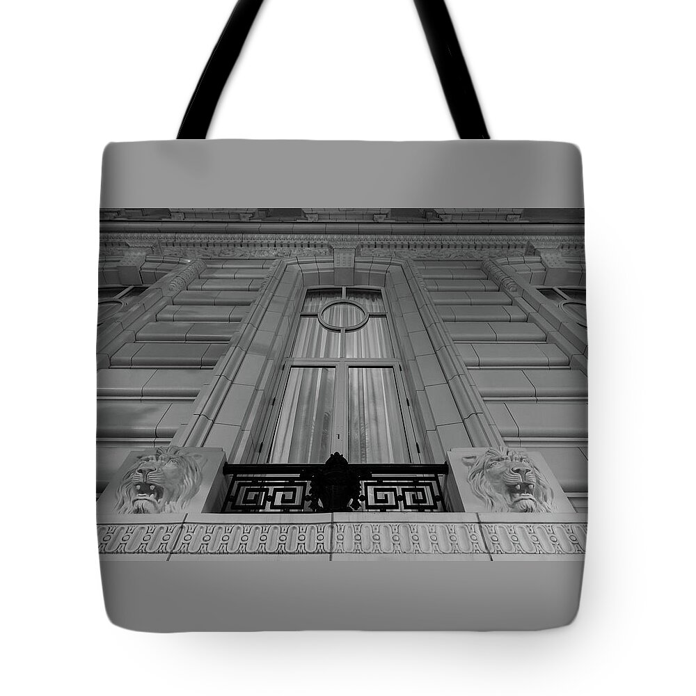 Window Tote Bag featuring the photograph Looking Upward by Catherine Avilez