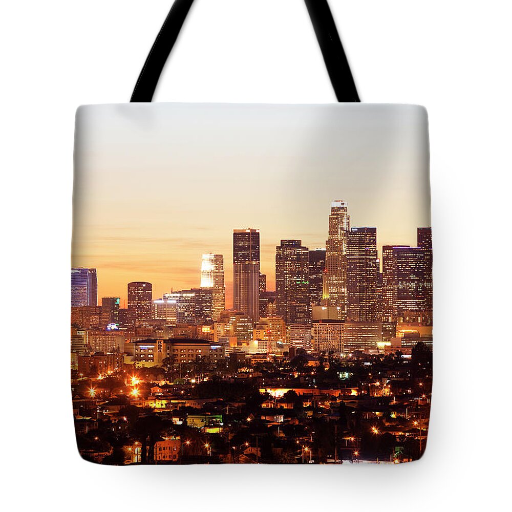 California Tote Bag featuring the photograph Los Angeles by Sam Diephuis