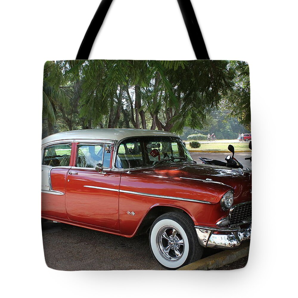 Cuba Tote Bag featuring the photograph Lost in TIme by Ruth Kamenev