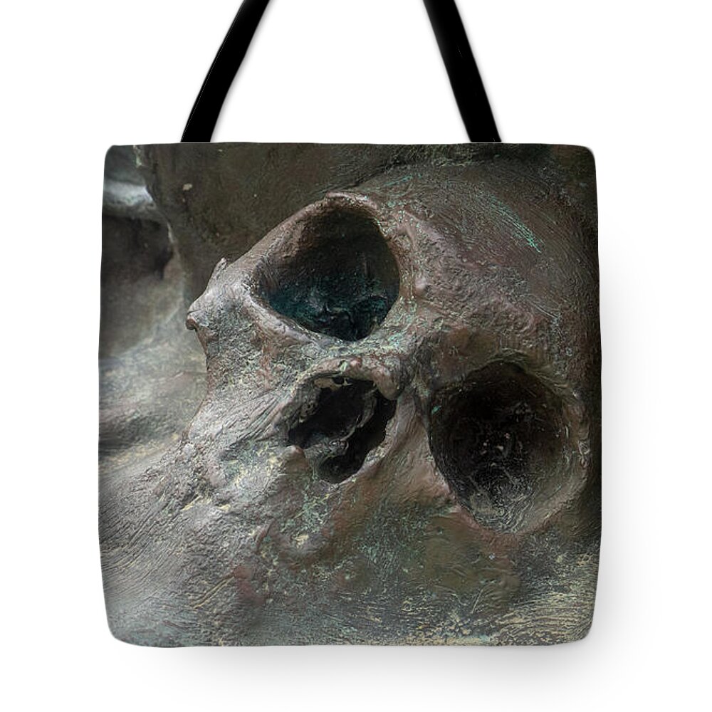 Rock Tote Bag featuring the photograph Lost Tales by Ivars Vilums