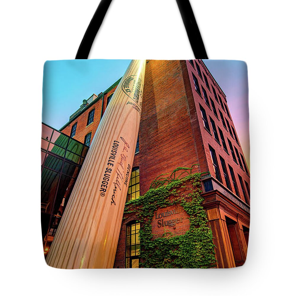 Louisville Slugger Museum in Vivid Color and Kentucky Architecture  Weekender Tote Bag
