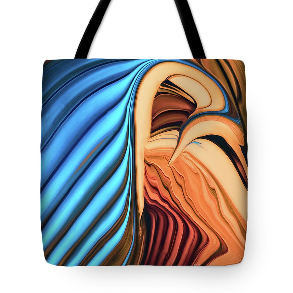 Abstract Tote Bag featuring the photograph Love Birds by Patti Schulze