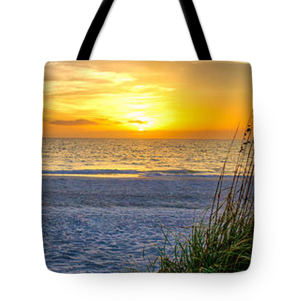 Lovers Key Tote Bag featuring the photograph Lovers Key by Nunweiler Photography