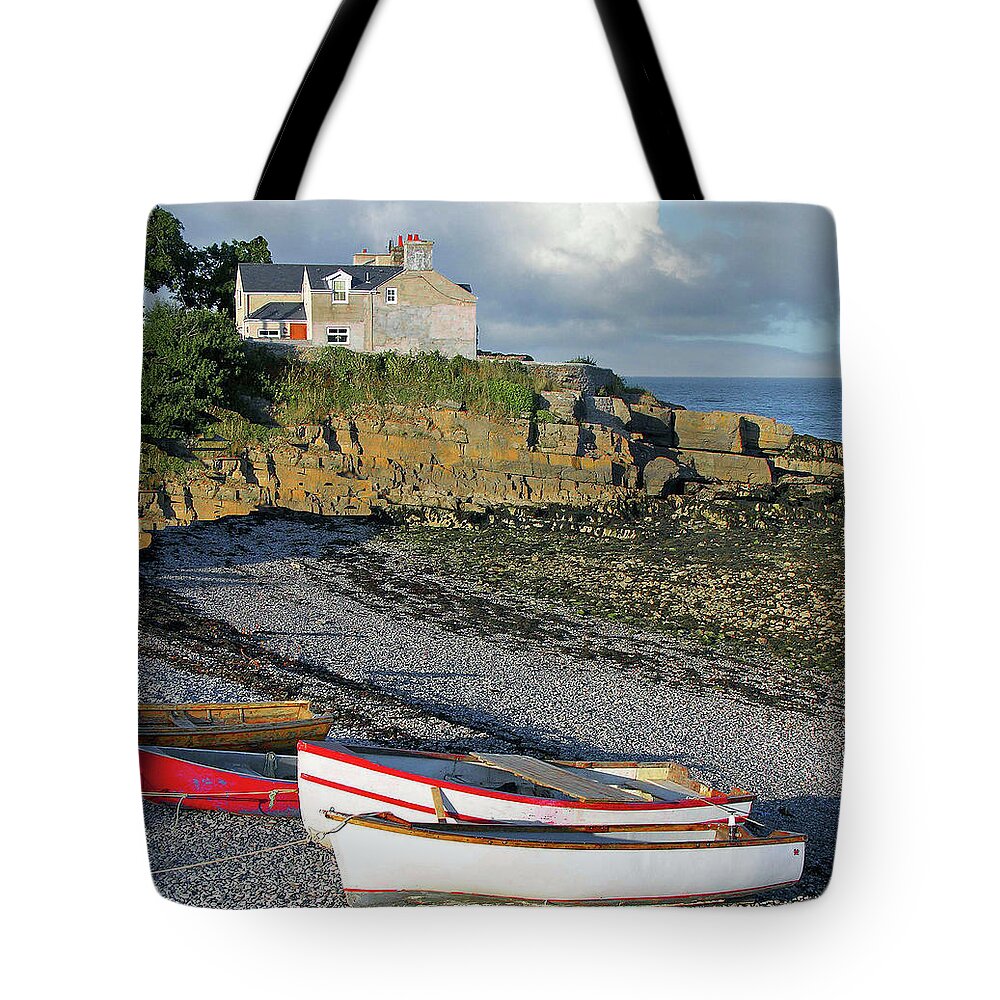 Ireland Tote Bag featuring the photograph Low Tide by Randall Dill