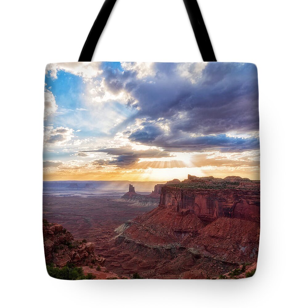 Sunset Tote Bag featuring the photograph Luminous by Russell Pugh