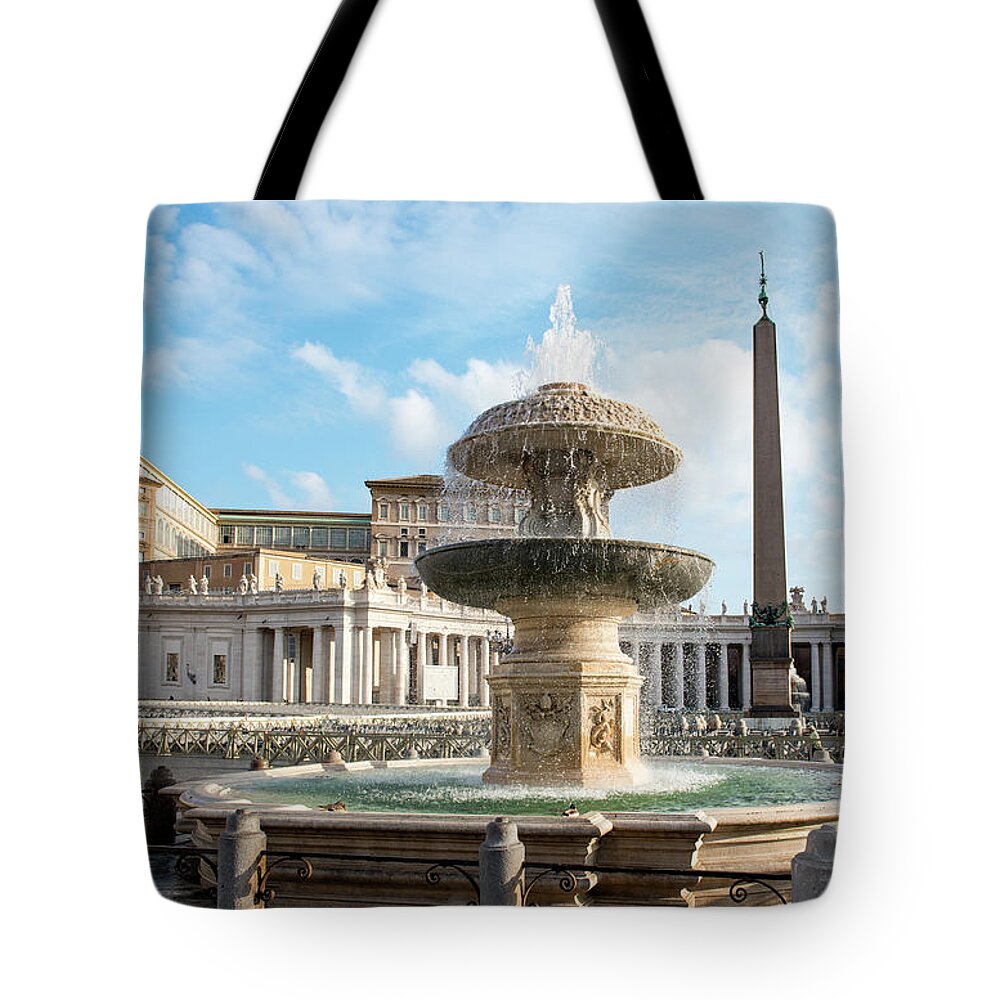 Aqua Paola Tote Bag featuring the photograph Maderno by Joseph Yarbrough