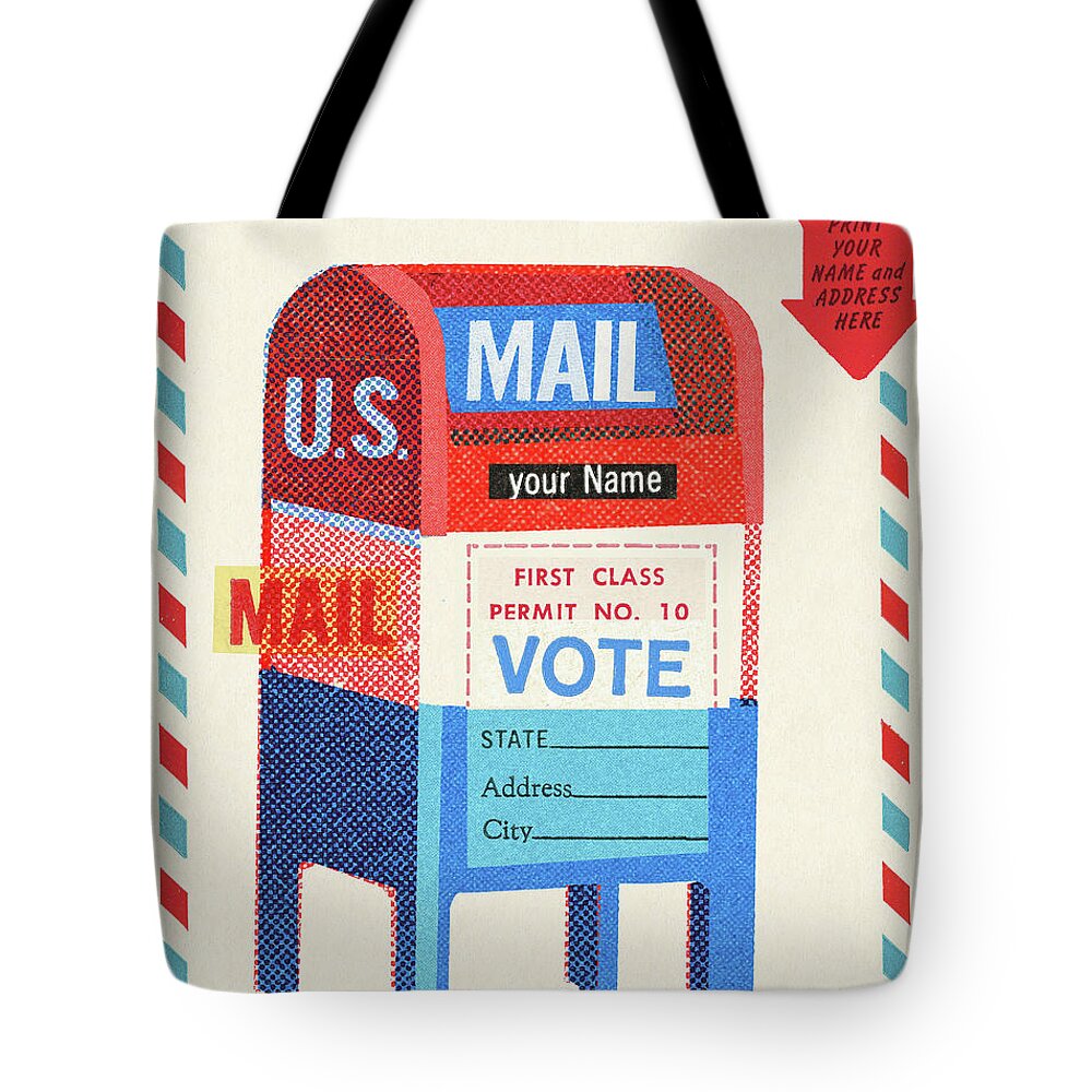 Letter Box Tote Bags