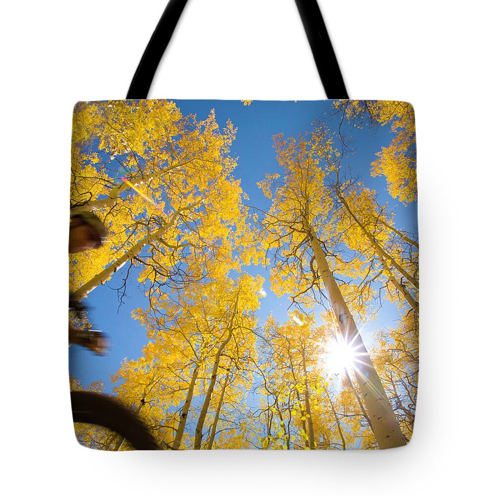 Mature Adult Tote Bag featuring the photograph Man Ride by David Epperson