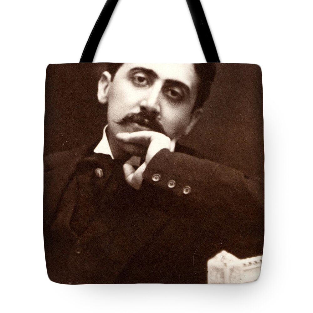 Marcel Tote Bag featuring the photograph Marcel Proust, French novelist by French School