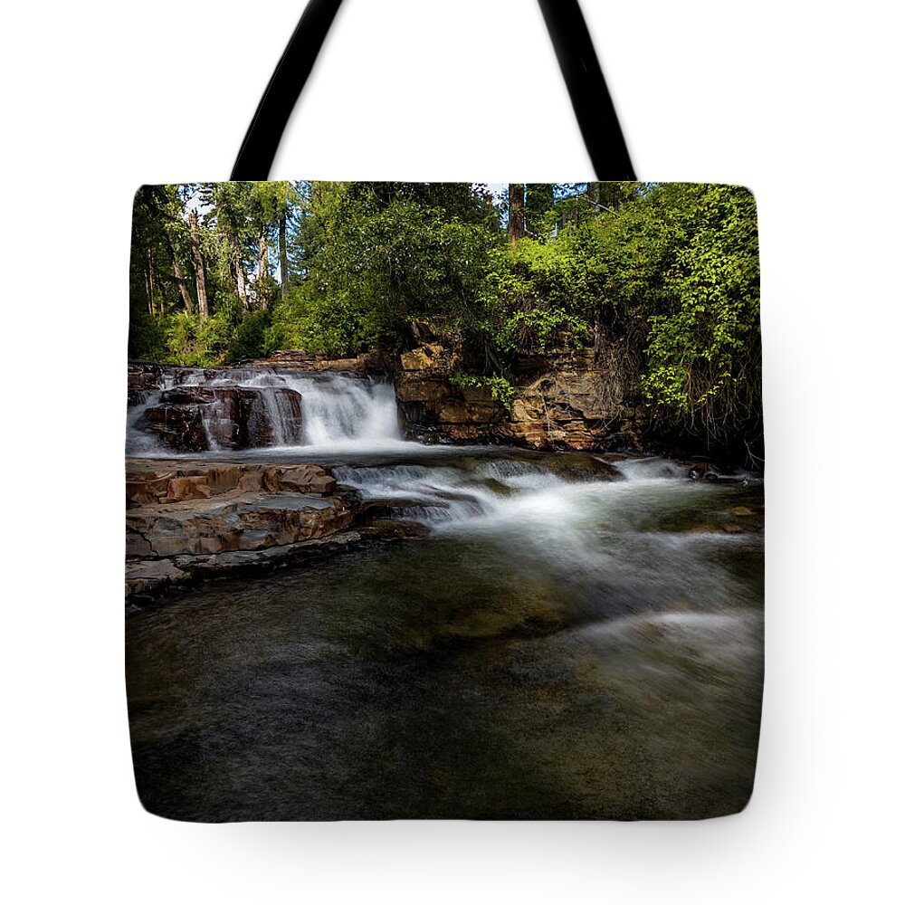 Mark Creek Tote Bag featuring the photograph Mark Creek by Thomas Nay