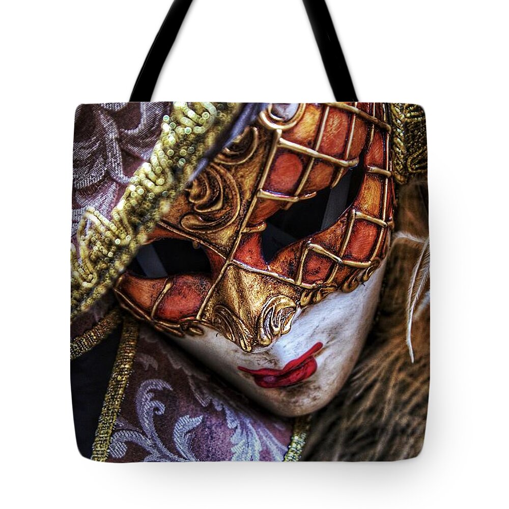  Tote Bag featuring the photograph Mask 1 by Al Harden