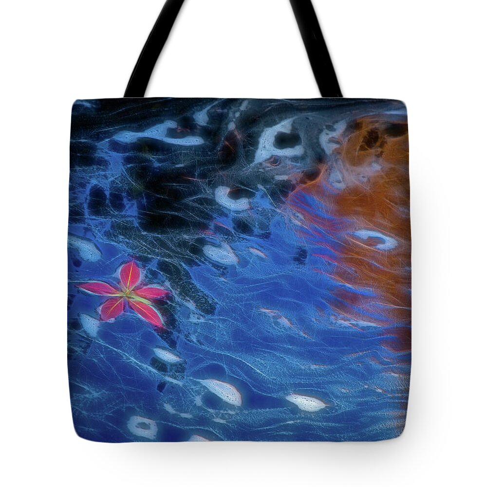Abstract Tote Bag featuring the photograph Adrift by Pat Watson