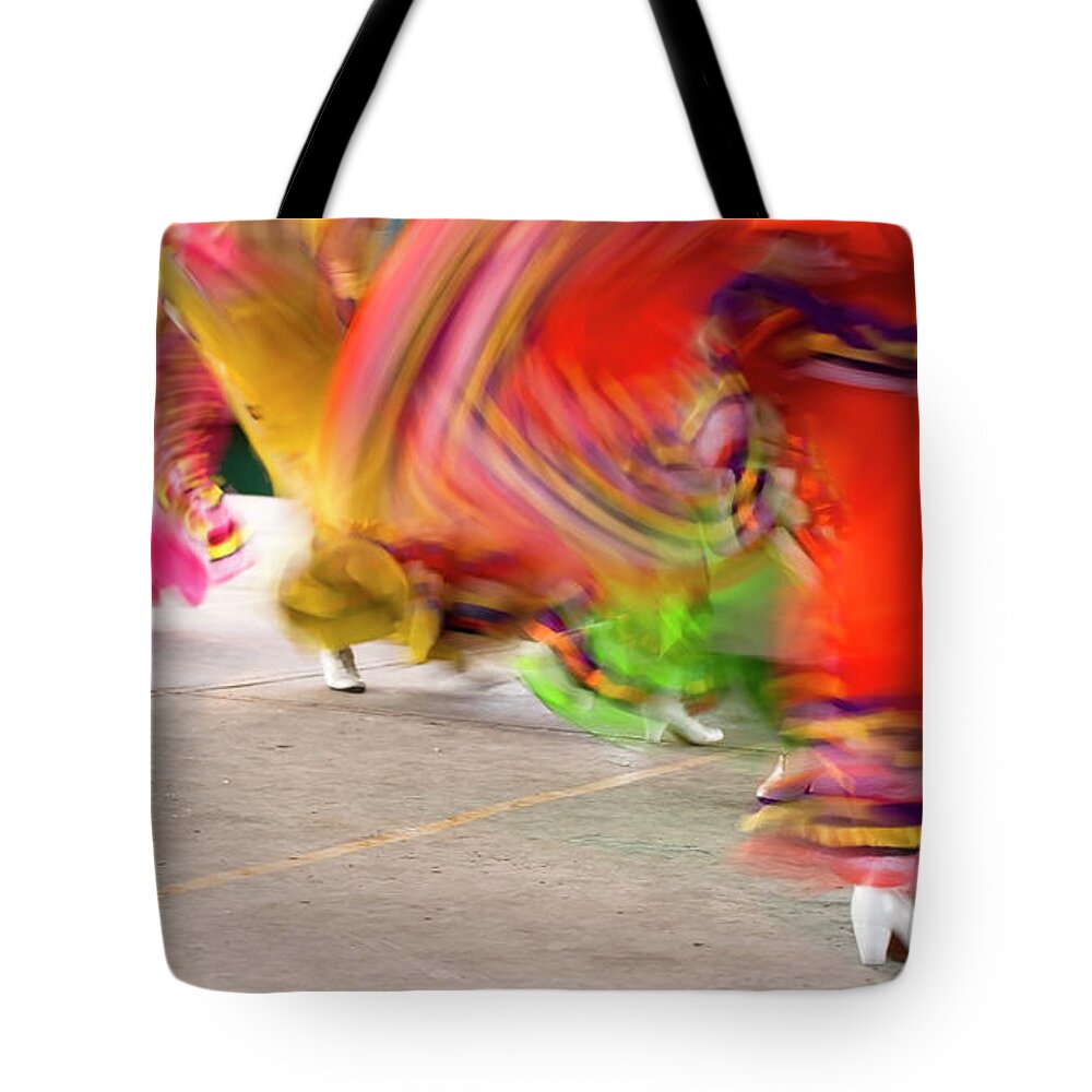 Latin America Tote Bag featuring the photograph Mexican Folklore Dancers by Jmalov