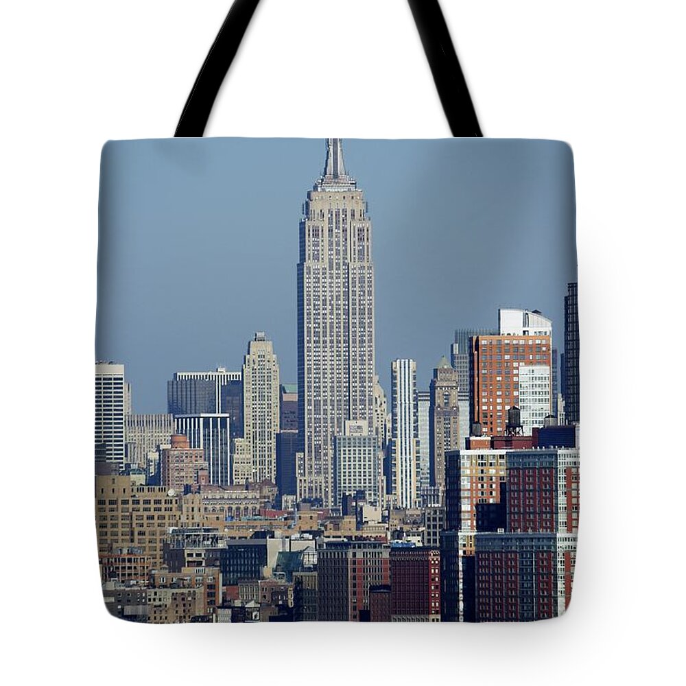 Battery Park Tote Bag featuring the photograph Midtown by Ogen