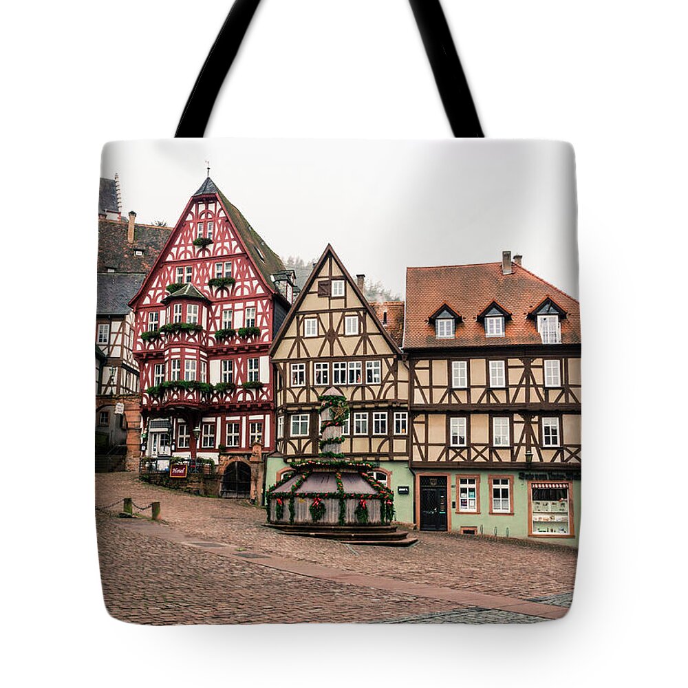Miltenberg Tote Bag featuring the photograph Miltenberg Christmas by Rebekah Zivicki