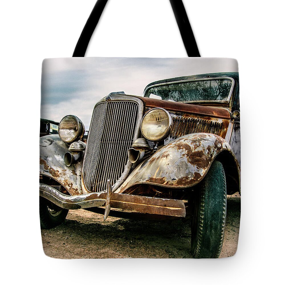 Model T Tote Bag featuring the photograph Model T by Mary Hone