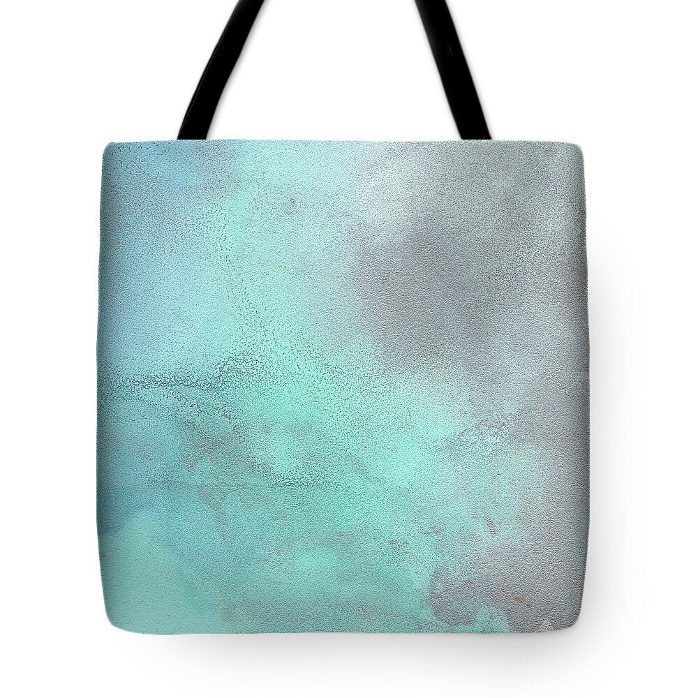 Abstract Tote Bag featuring the painting Modern Mint by Jai Johnson