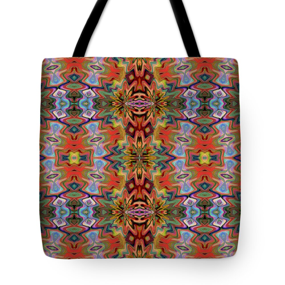 Digital Decor Tote Bag featuring the digital art Mohican Daydream by Andrew Hewett
