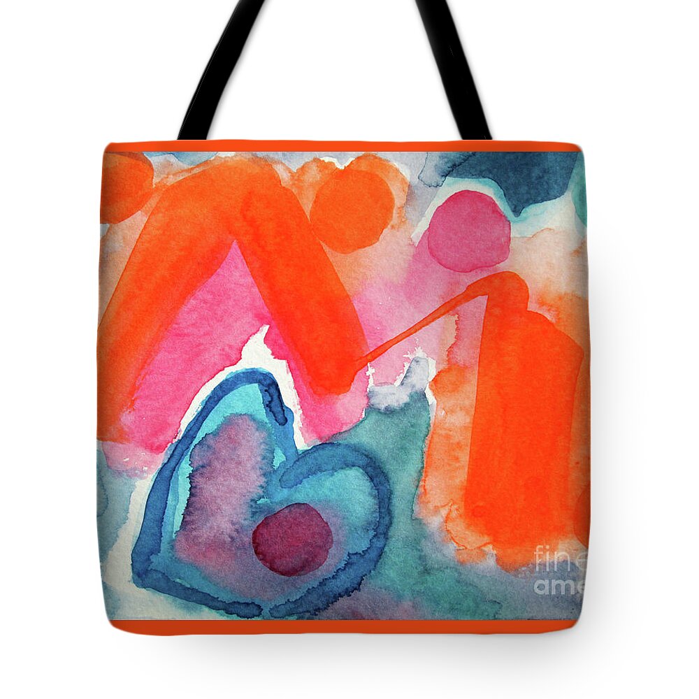 Paintings Tote Bag featuring the painting Mom Thoughts by Kathy Braud