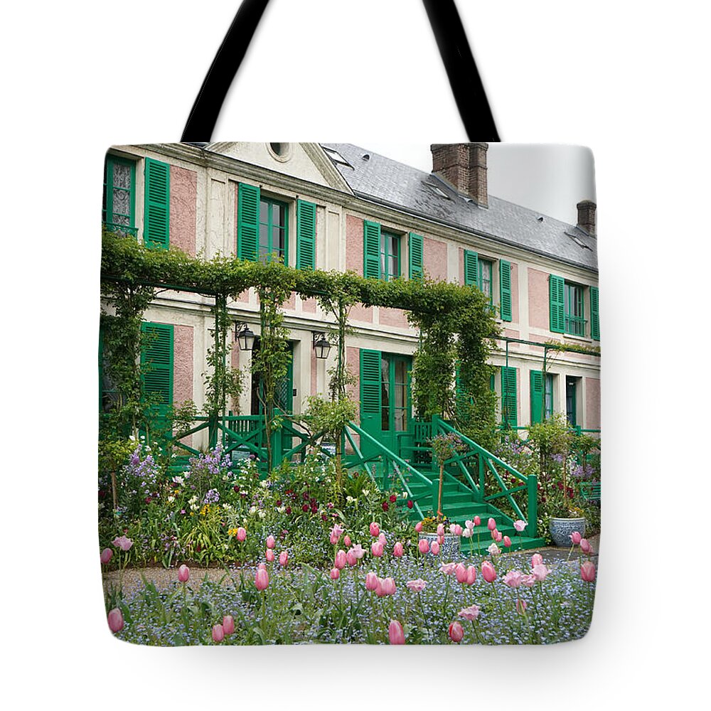 Monet Tote Bag featuring the photograph Monets House 2 by Andrew Fare