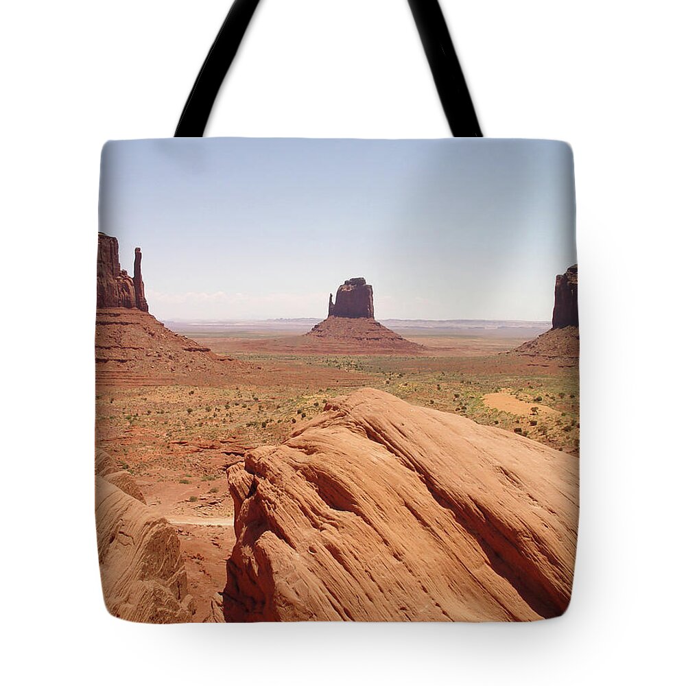 Scenics Tote Bag featuring the photograph Monument Valley by Scotspencer