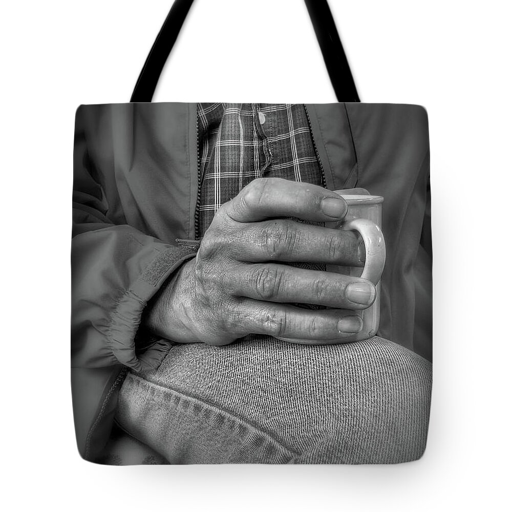 Morning Tote Bag featuring the photograph Morning Coffee by Farol Tomson