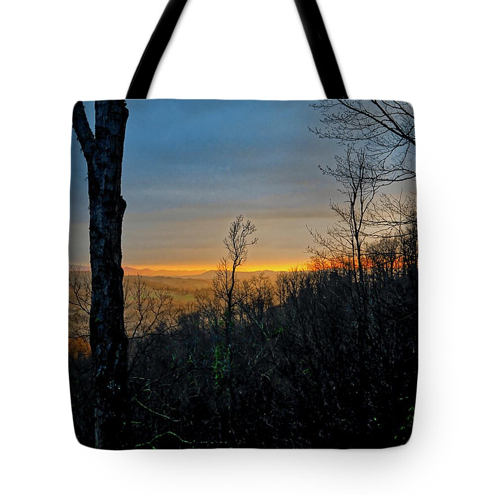 Deer Valley Tote Bag featuring the photograph Morning Glow Sunrise by Meta Gatschenberger