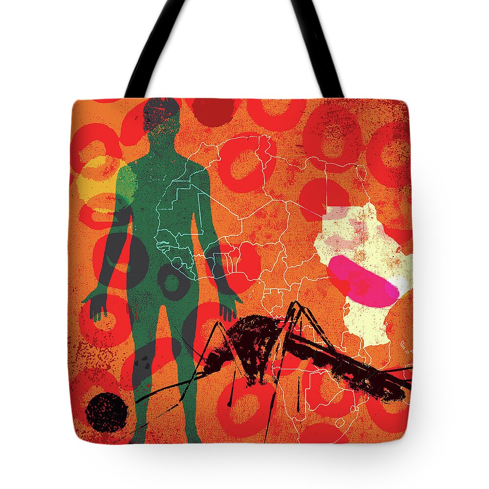 Adult Tote Bag featuring the photograph Mosquito And Malaria In East Africa by Ikon Images