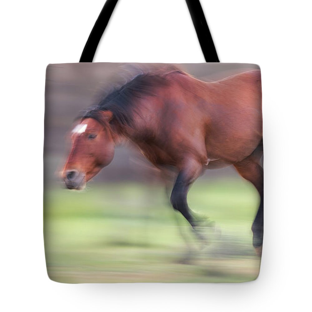 Action Tote Bag featuring the photograph Motion by Shannon Hastings