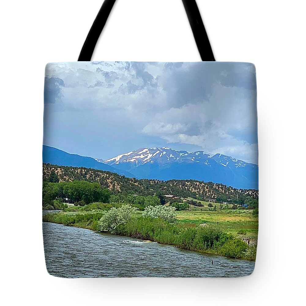 Mountains Tote Bag featuring the photograph Mountain magic by Colette Lee