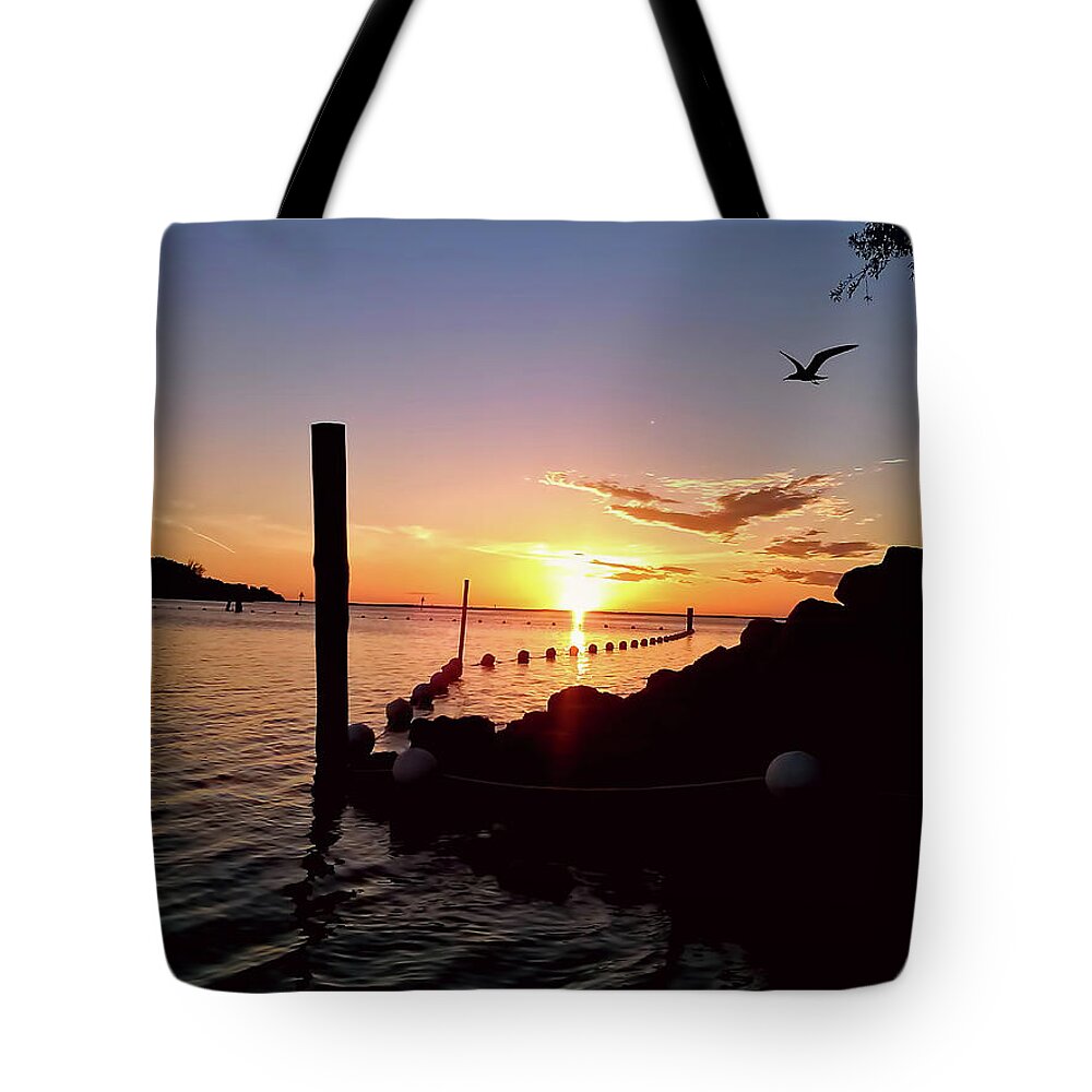 Dark Tote Bag featuring the digital art My Serenity by Recreating Creation