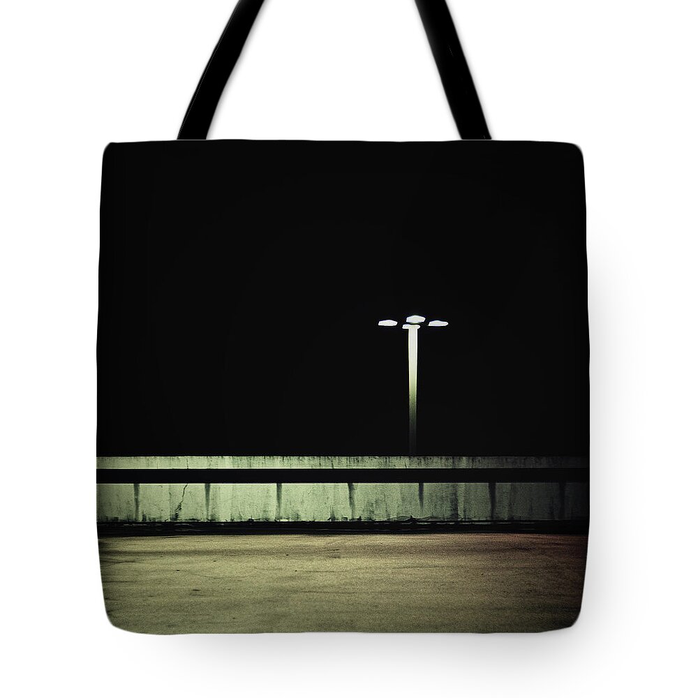 Parking Lot Tote Bag featuring the photograph Mystery Of The Past by Photo By Alex Gaidouk