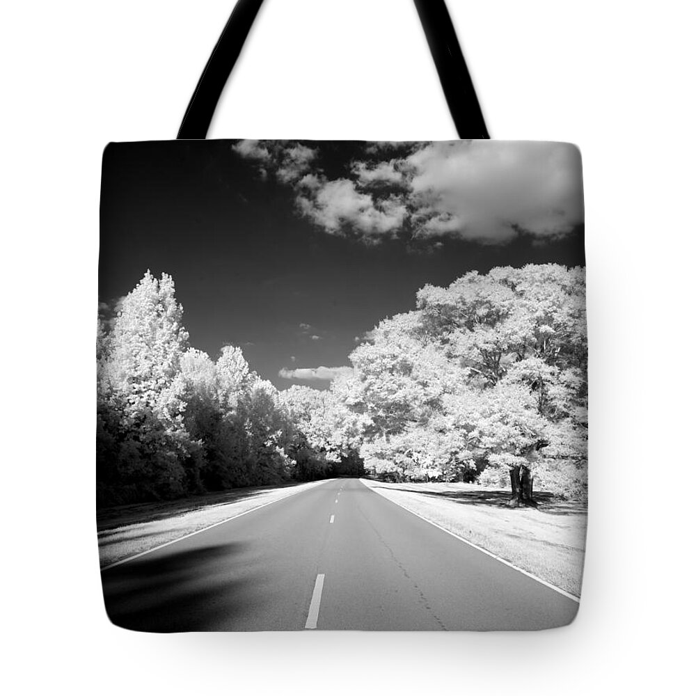 Scenery Tote Bag featuring the painting Natchez Trace Parkway, Mississippi by 