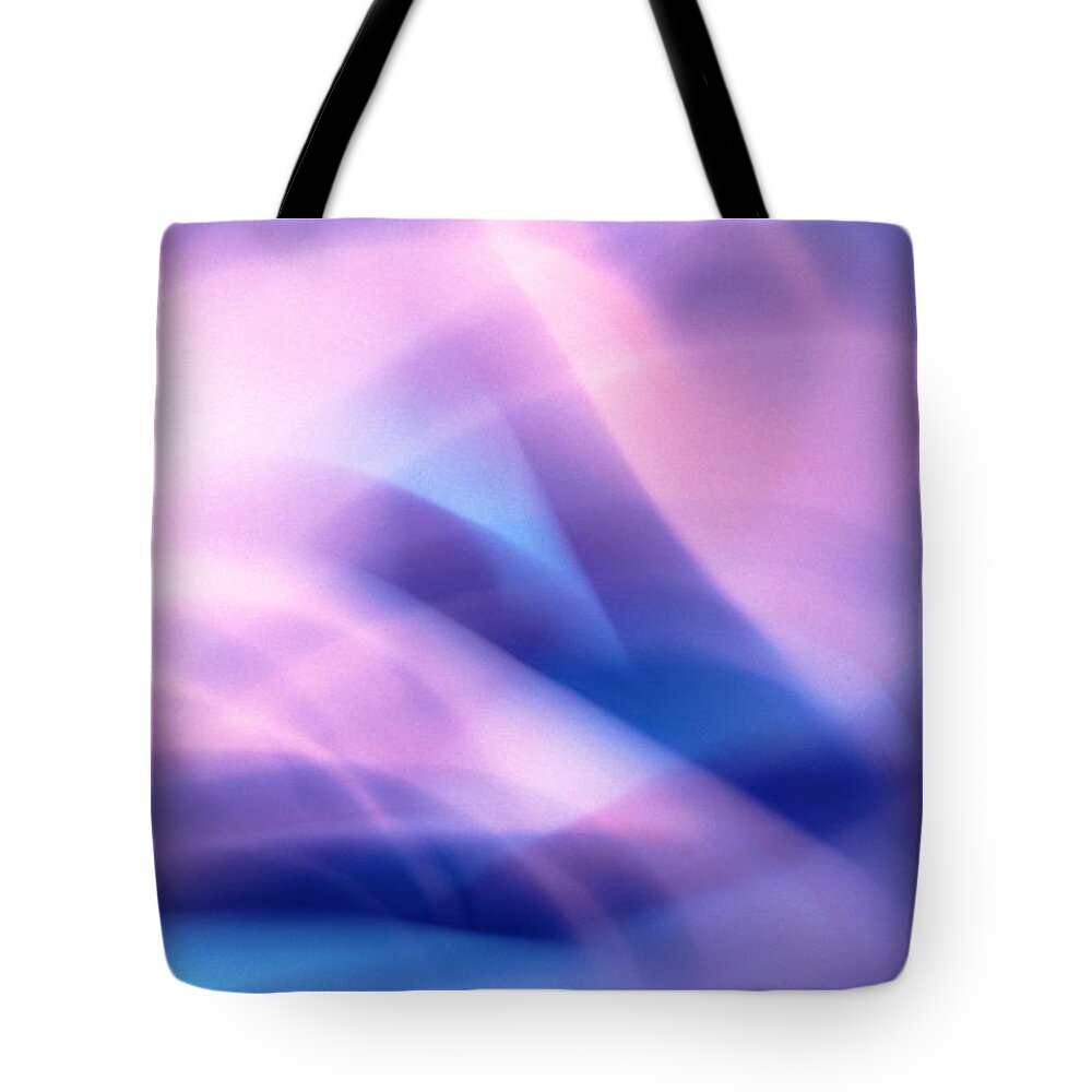 Purple Tote Bag featuring the photograph Natural Blur by John Foxx