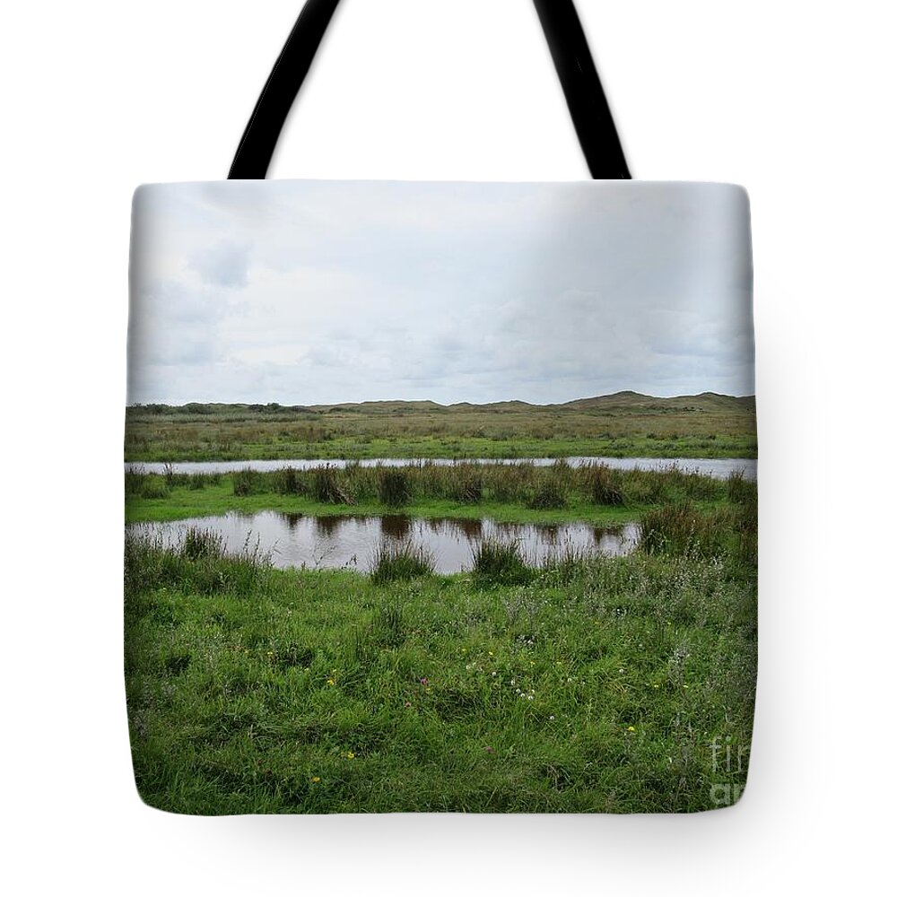 Path Tote Bag featuring the photograph Near De Muy on Texel by Chani Demuijlder