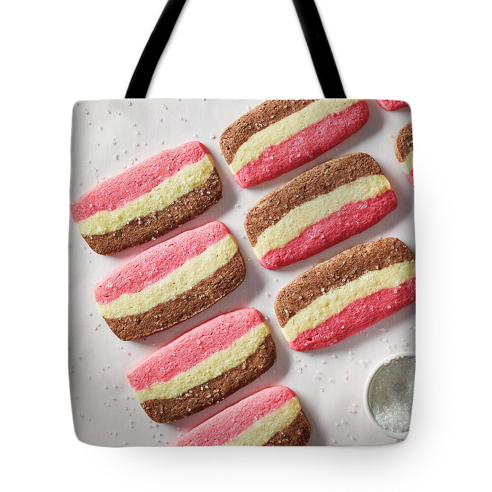 Cookies Tote Bag featuring the photograph Neapolitan treats by Cuisine at Home