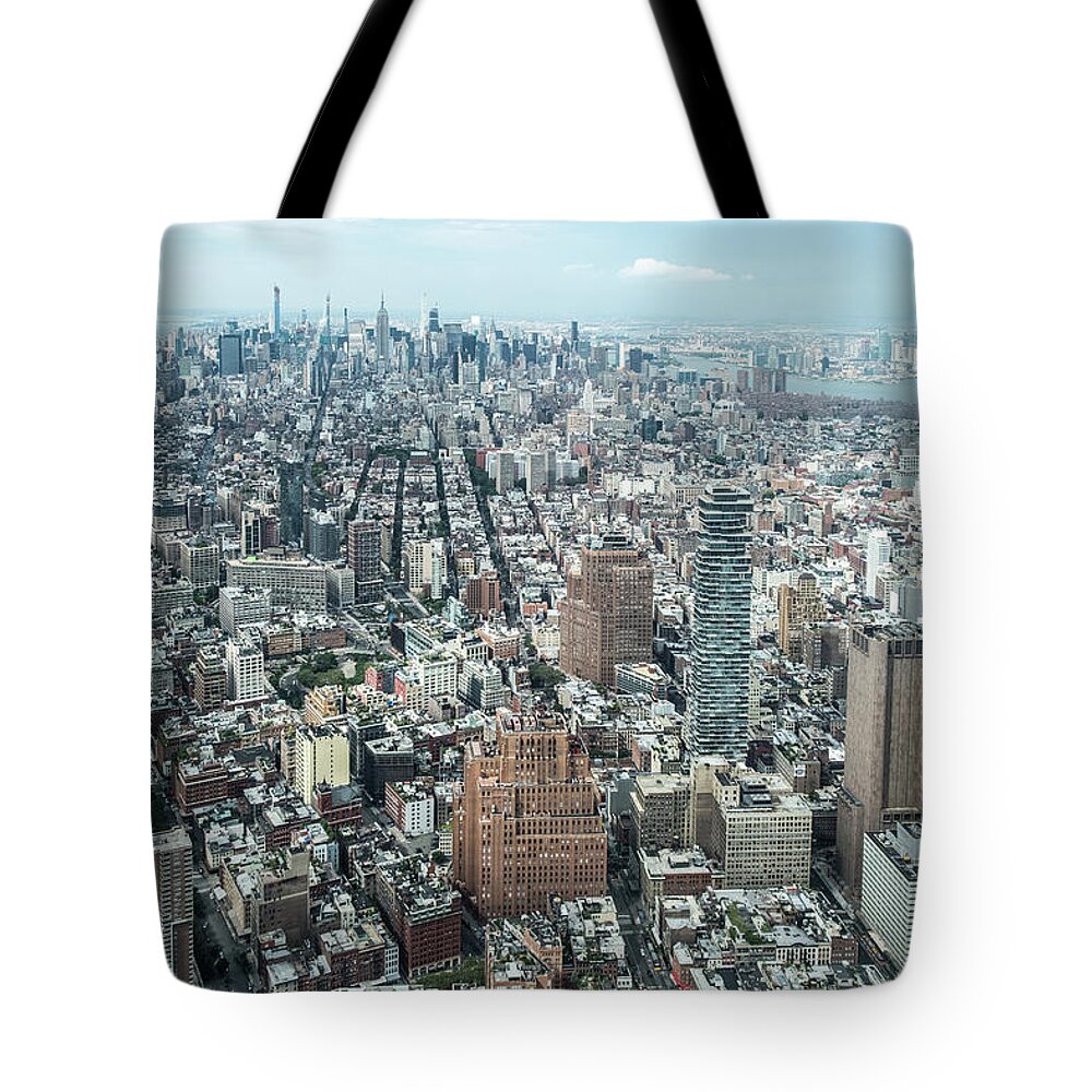 New York Tote Bag featuring the photograph New York by Inge Elewaut