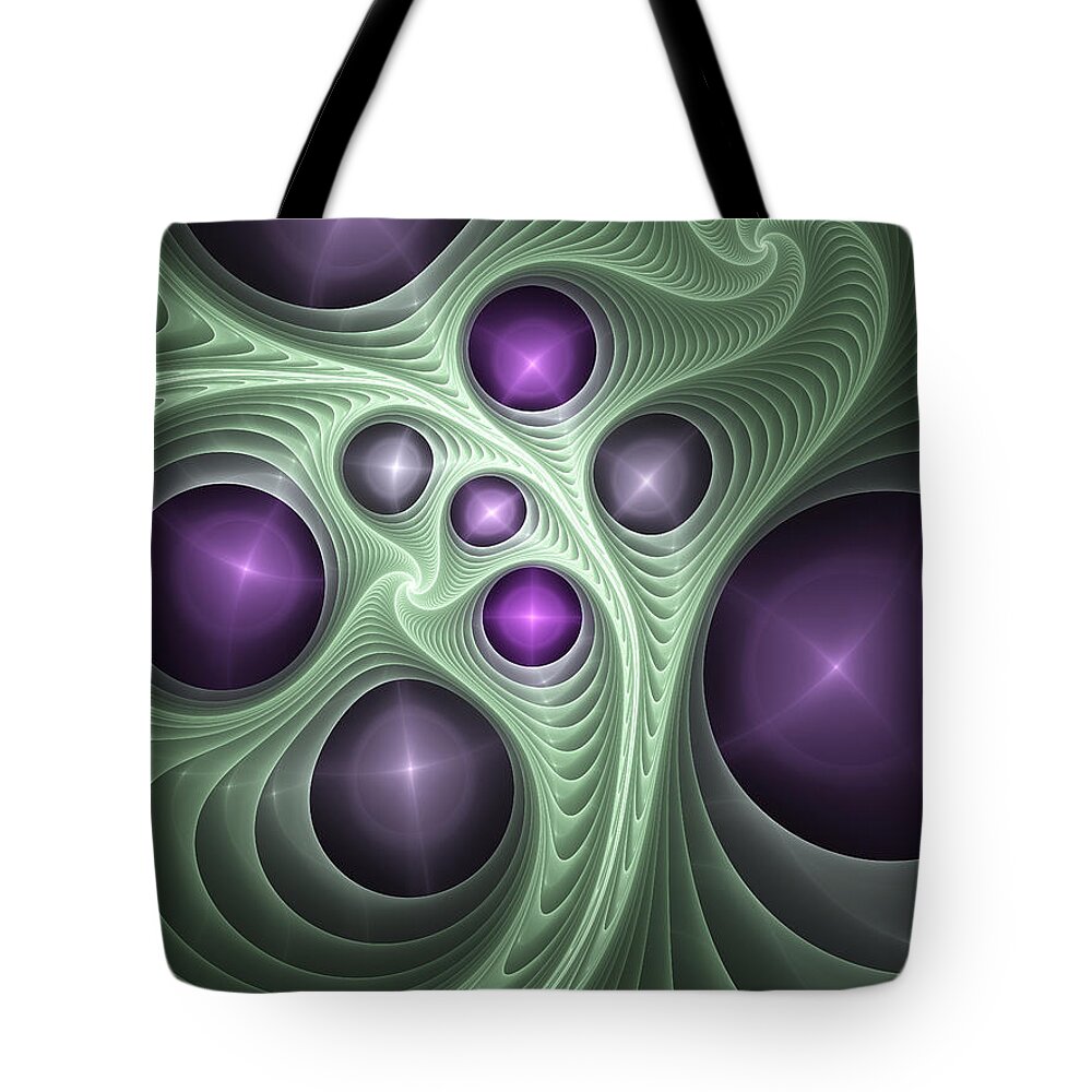 Art Tote Bag featuring the digital art No Idols by Jeff Iverson