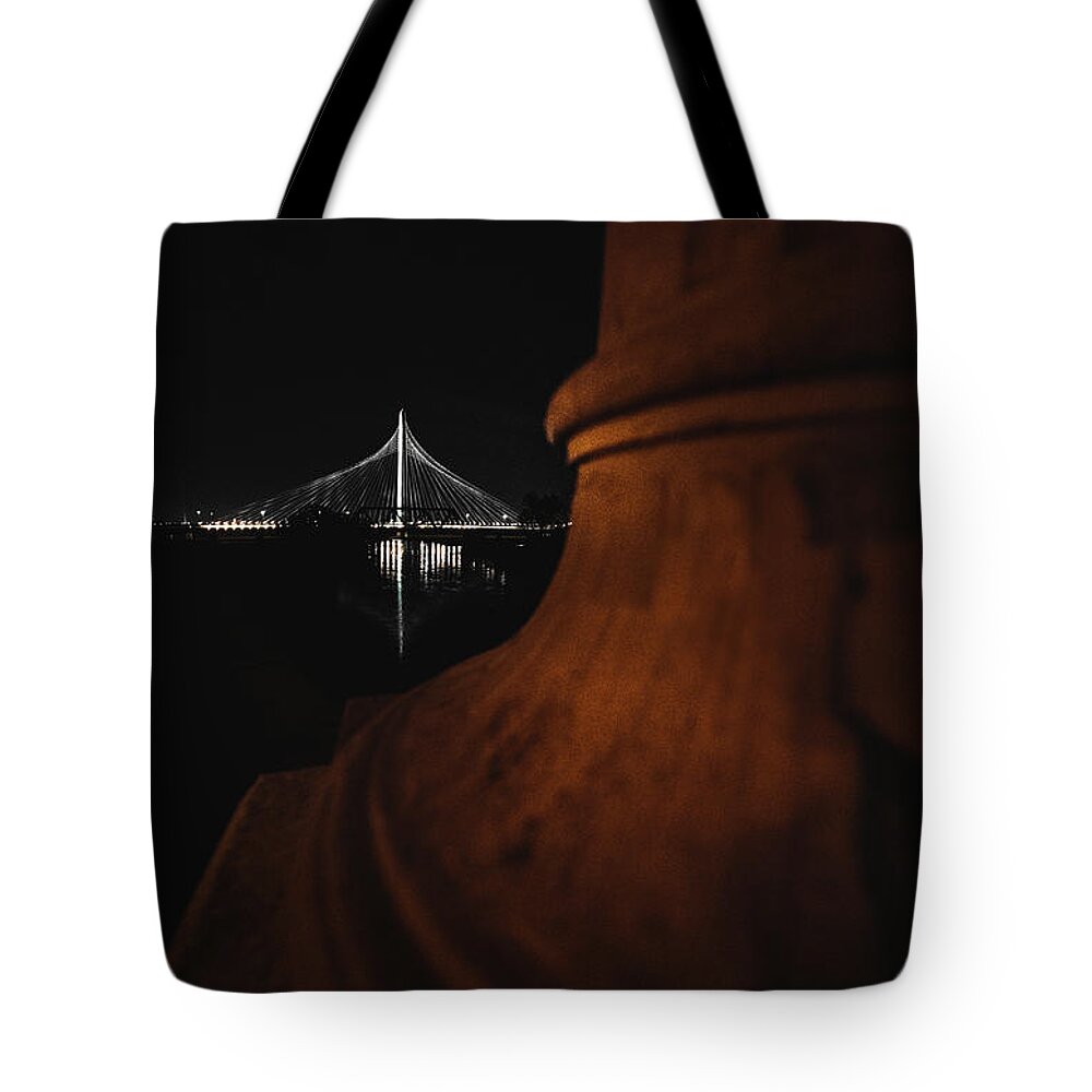 Noir Tote Bag featuring the photograph Noir Dallas by Peter Hull