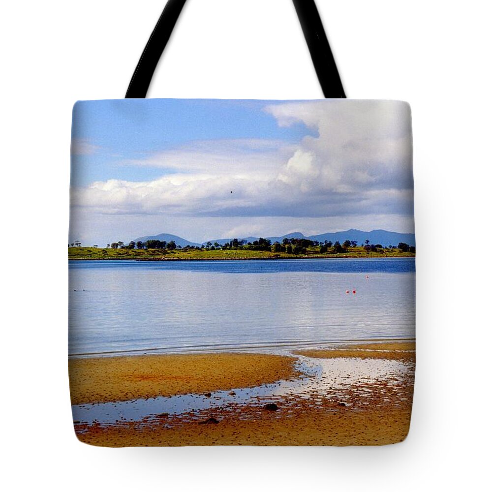 Scenics Tote Bag featuring the photograph Nordic Beach by Laura Barrera
