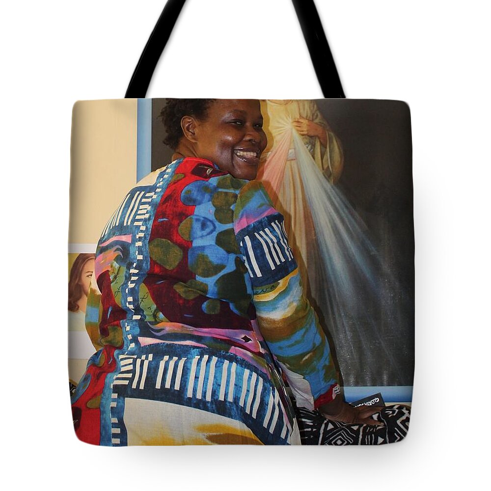 Jesus Tote Bag featuring the photograph Ntusse by Gloria Ssali