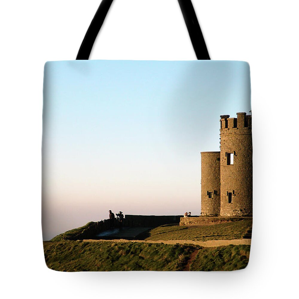Awe Tote Bag featuring the photograph O'Brien's Tower - Ireland by Tito Slack