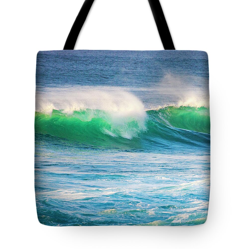 Ocean Tote Bag featuring the photograph Ocean Mist by Anthony Jones