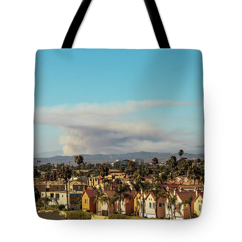 California Tote Bag featuring the photograph Travel Photography - Oceanside California by Amelia Pearn