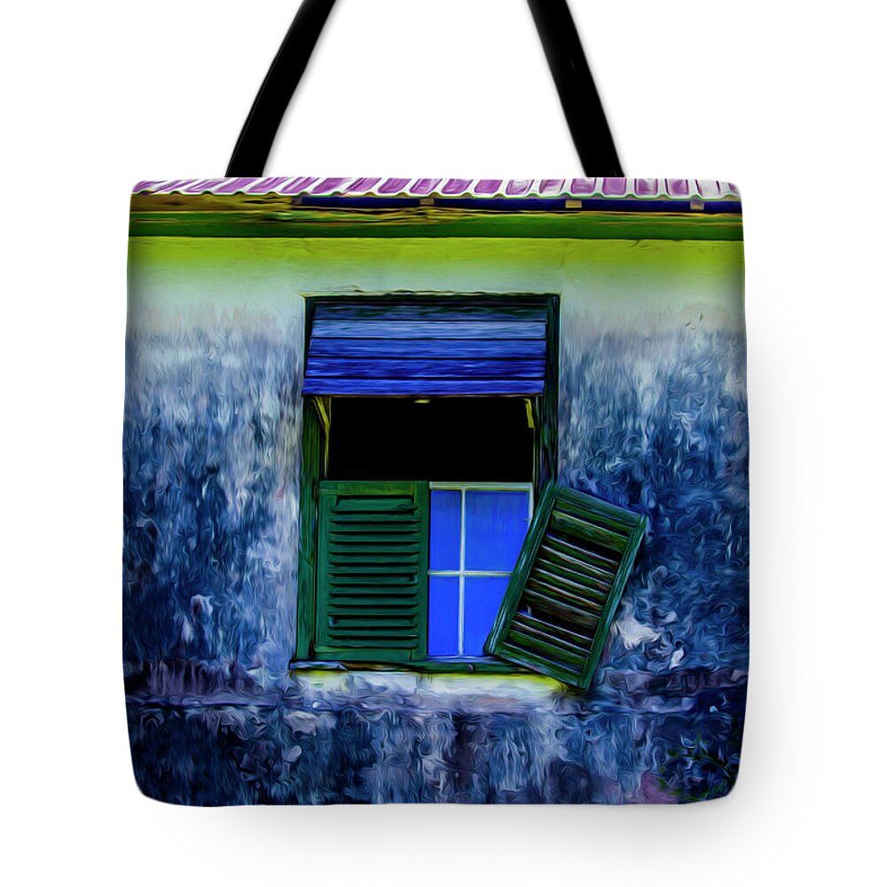 Windows Tote Bag featuring the photograph Old window 3 by Stuart Manning