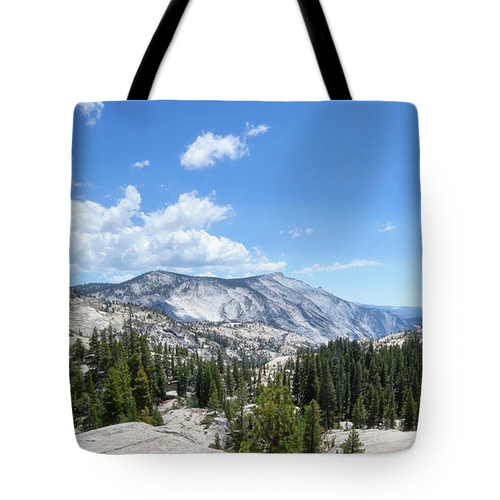Scenics Tote Bag featuring the photograph Olmsted Point Landscape by Lordrunar