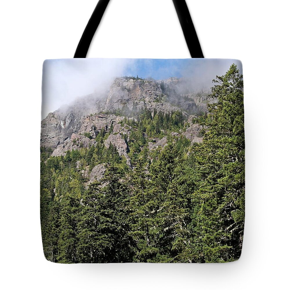 Rock Face Tote Bag featuring the photograph Olympic Citadel by Michele Myers